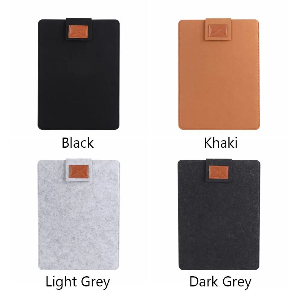 Colorful Lightweight Felt e-Reader Sleeve Carrying Case