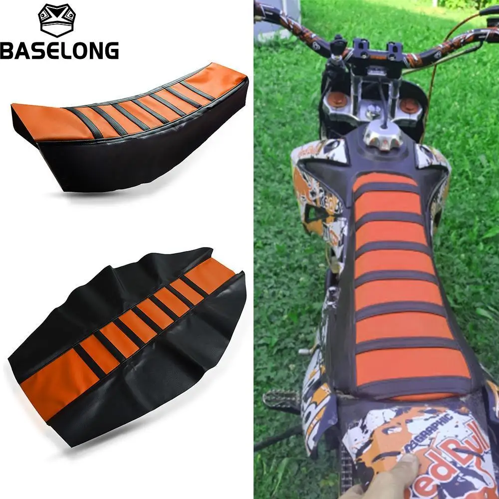 Moto Pro Gomma A Coste In Pelle Artificiale Gripper Coprisedili Morbidi Per Ktm 250Sxf 350Sxf 450Sxf 505Sxf Dirt Bikes Off Road