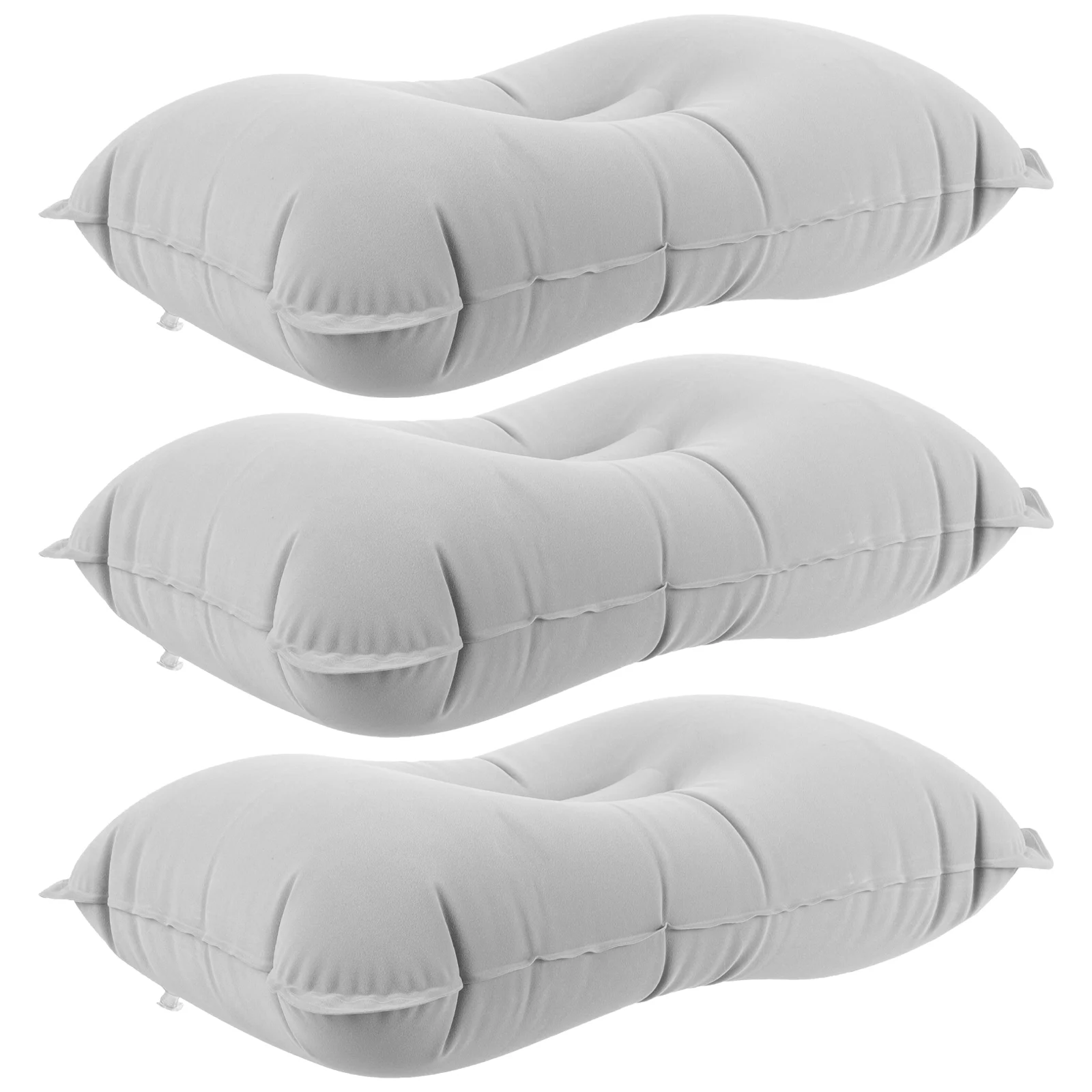 

3 Pcs Outdoor Camping Pillow Travel Portable Pillows Bed Inflatable Multi-function for Convenient Multifunction Supplies