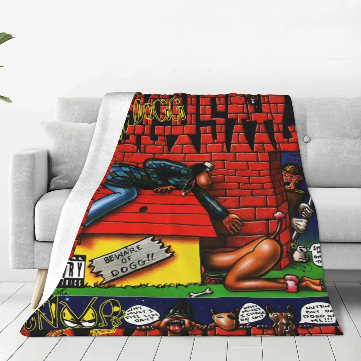 

Snoop Doggy Dogg Doggystyle Death Row Records Fleece Throw Blanket Blankets for Bed Outdoor Lightweight Thin Bedspread