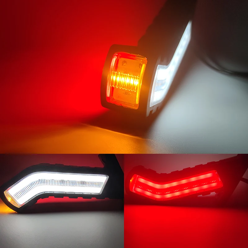 차량용 2x LED 사이드 마커 조명, 방향 지시등, 범용 램프, SUV 밴, 화물차, Rvs 버스, 보트, 트레일러, 트럭 픽업, 12V, 24V