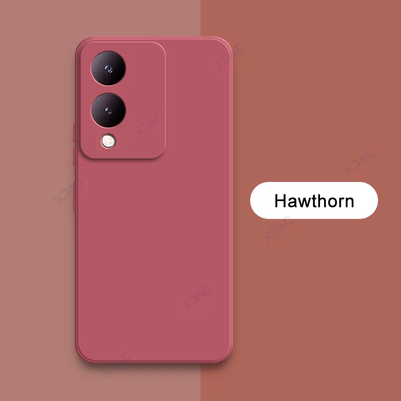 Luxury Dual Layer Cellphone Case with Full Camera Protection - Fashionable Soft Square Liquid Silicone Armor