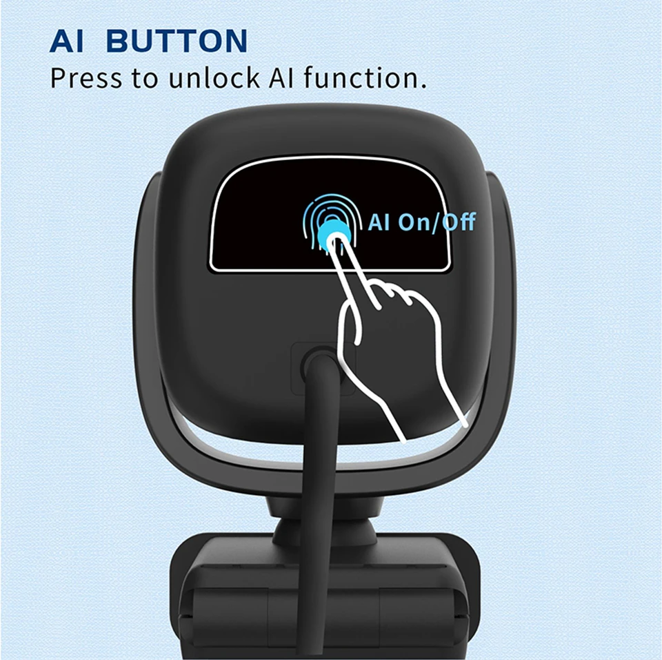 Foundation-4K Auto Face Tracking Web Camera, Webcam,