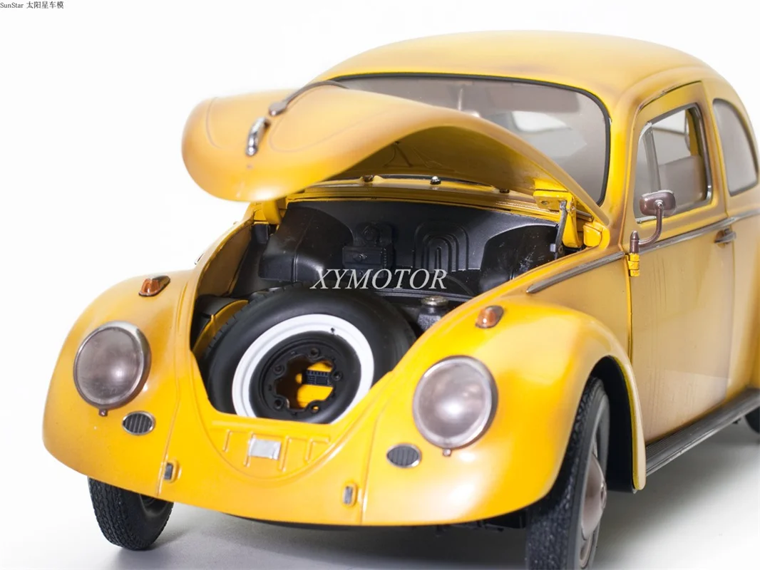 Sonnens tern 1/18 für Volkswagen VW Käfer Saloon-gelbe Biene 1961 alte  Wirkung Druckguss Modell auto Spielzeug Geschenke Sammlung Ornamente -  AliExpress
