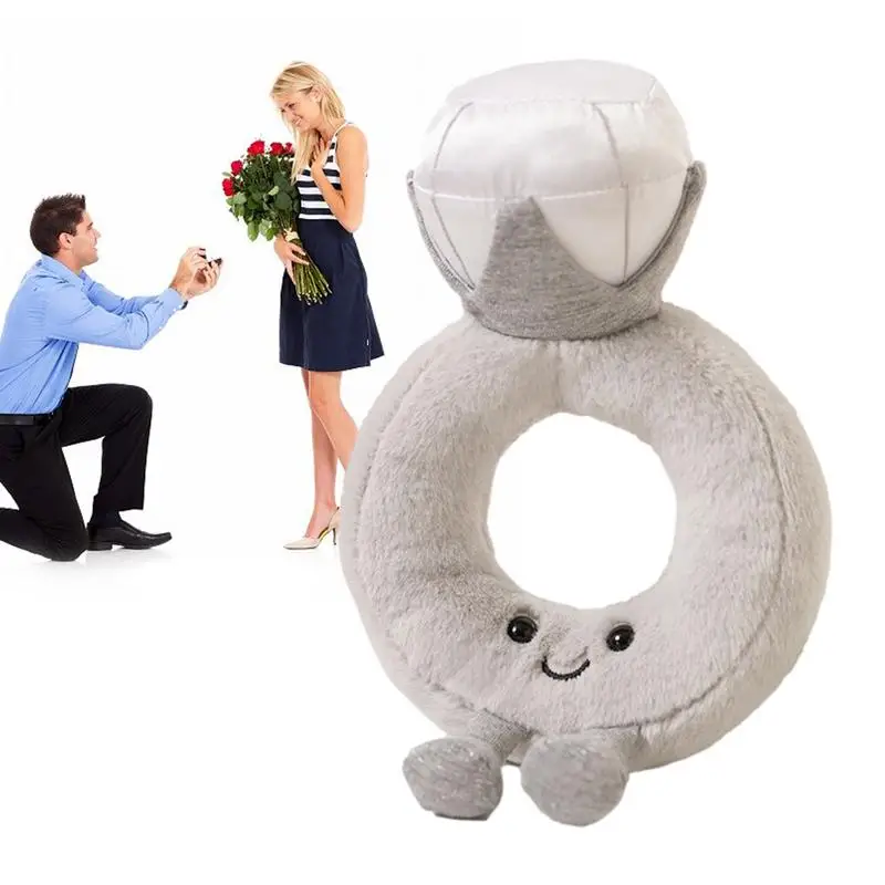 

Plush Ring Stuffed Toys Ring Design Stuffed Plush Portable Ring Stuffed Plush Toys For Kids Children Birthday Gifts For GIrls
