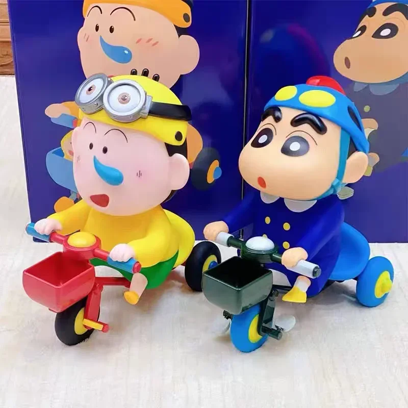 

Аниме карандаш Shin-Chan фигурки весенний день Пять маленьких велосипедов в форме симпатичной трендовой ручки Shin-Chan кукла для мальчика Декор игрушки подарки