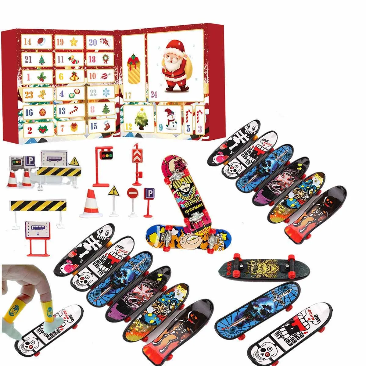 Christmas Advent Calendar Toys Mini Toys Advent Calendar Finger Christmas Advent Calendar Toys Mini Toys Advent Calendar Finger