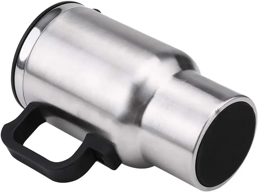 Heated Travel Mug,  Tea Kettle,   Mug, 12V 450ml  In  Stainless Steel Travel Heating Cup Coffee Tea  Cup Mug Travel  Kettle for 6