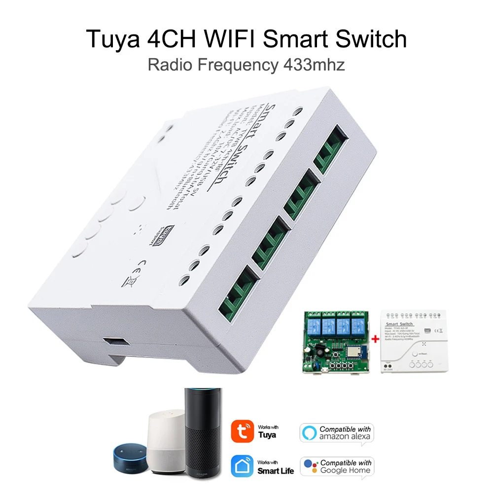 Smart Wifi Wireless Switch Relay Module  Relay Wifi Smart Control Module -  Tuya Wifi - Aliexpress
