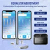 Bluetooth Rechargeable Digital BTE Hearing Aid Adjustable Volume Deaf Mini Sound Amplifier Portable Elderly Hearing Amplifier 6