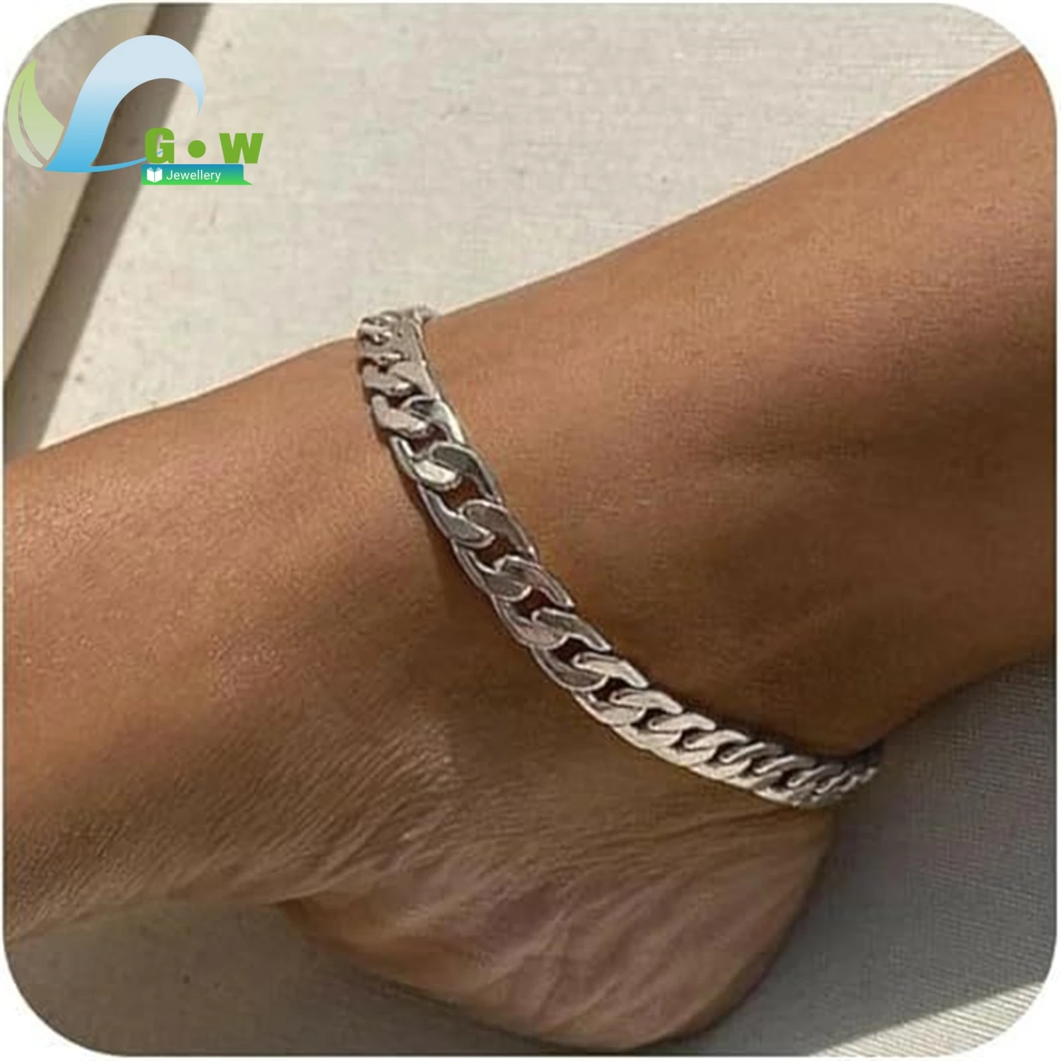 Minimalist Double Layer Adjustable Ankle Chain Jewelry for Women Men Simple Everyday Stackable Beach Holiday Foot Bracelet Gift