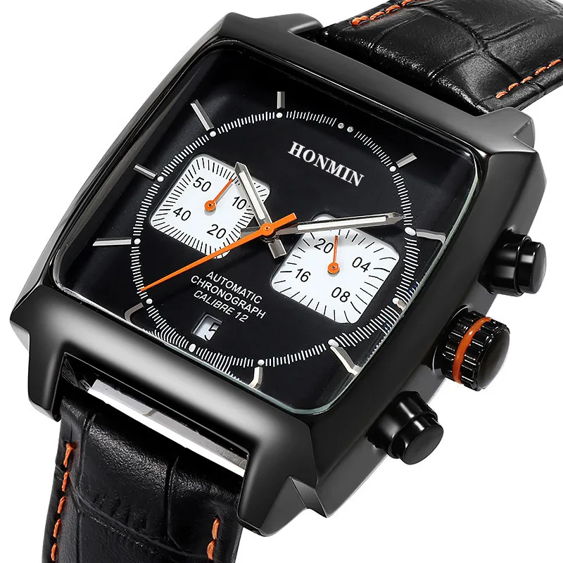 Men's casual sports watch, luminous waterproof calendar watch present for friends workmates parents.