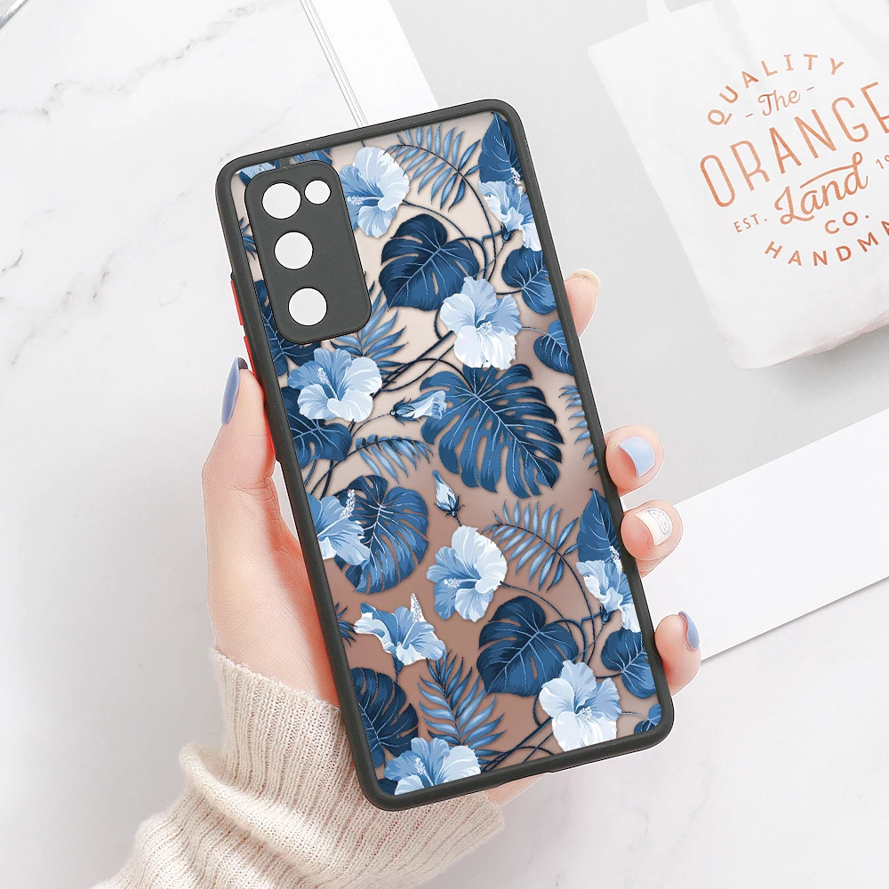 Elegant Hard Matte Floral Phone Case - Premium Protection and Style