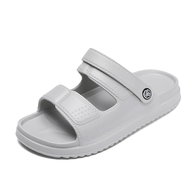 

Сандалии для мужчин, модные летние уличные повседневные пляжные туфли, Нескользящие Шлепанцы из ЭВА, роскошные брендовые удобные тапки для мужчин