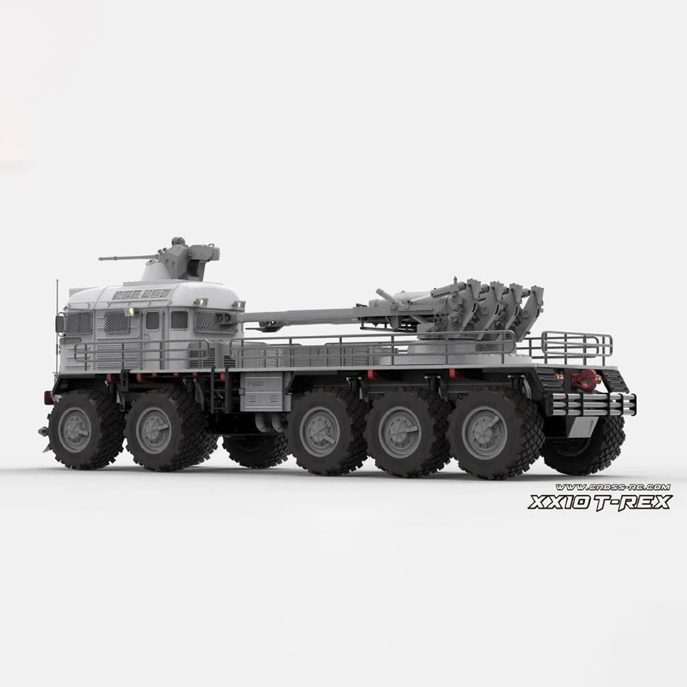 10X10 CROSSRC Military Truck Kits XX10 T-REX 1/12 RC Armored Vehicle Horn Sound Light Unassembled Unpainted Model Toy TH22768 4