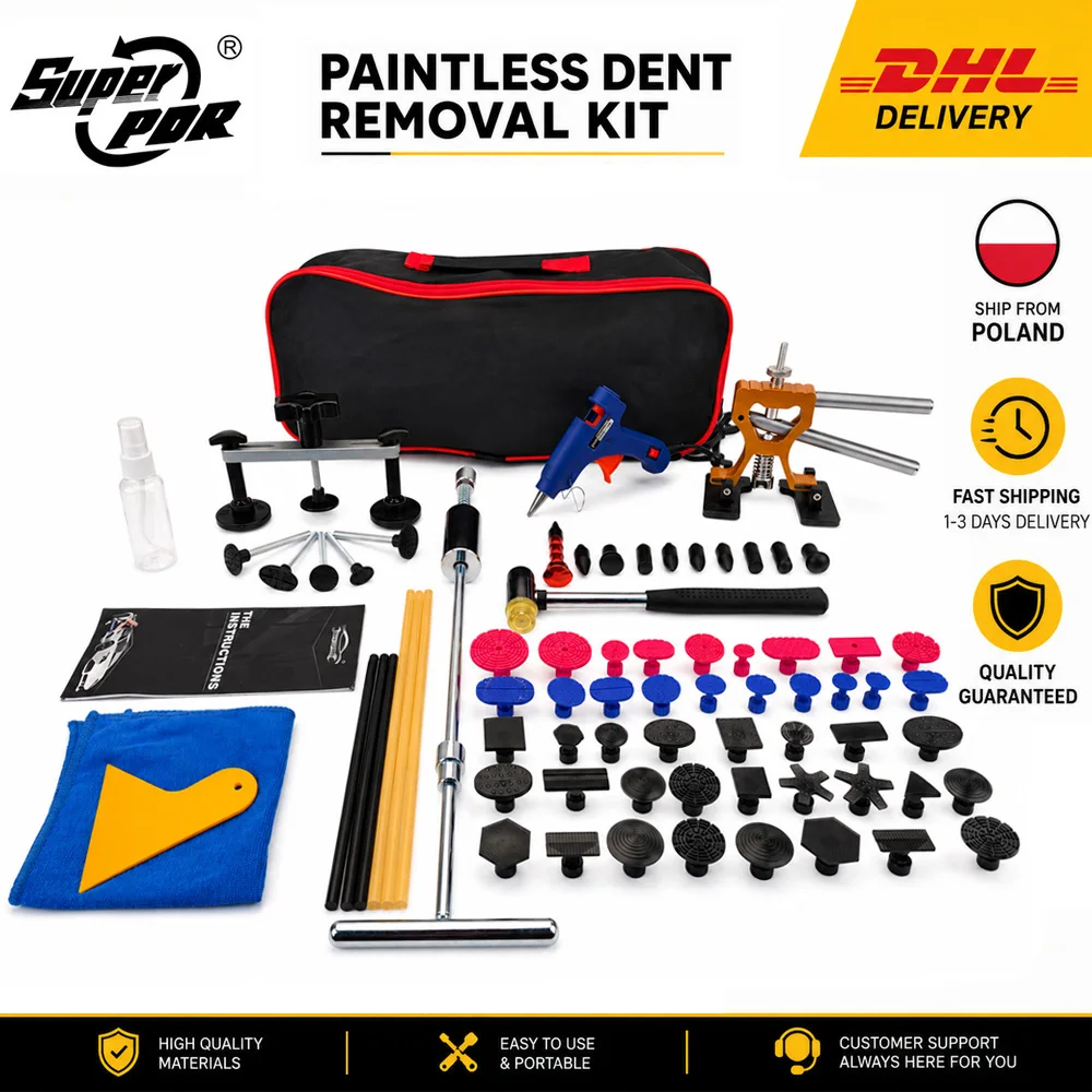 PDR Paintless Dent Repair Kits Auto Body Hail Repair Tool Professional Car Dent Removal Puller Tools