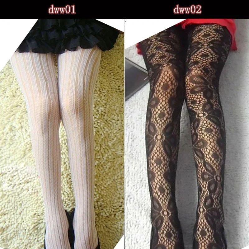 Description Picture 5 of itemFashion Womens Lady Girls Black Sexy Fishnet Pattern Jacquard Stockings Pantyhose Tights  Styles Woman 1pcs dww20