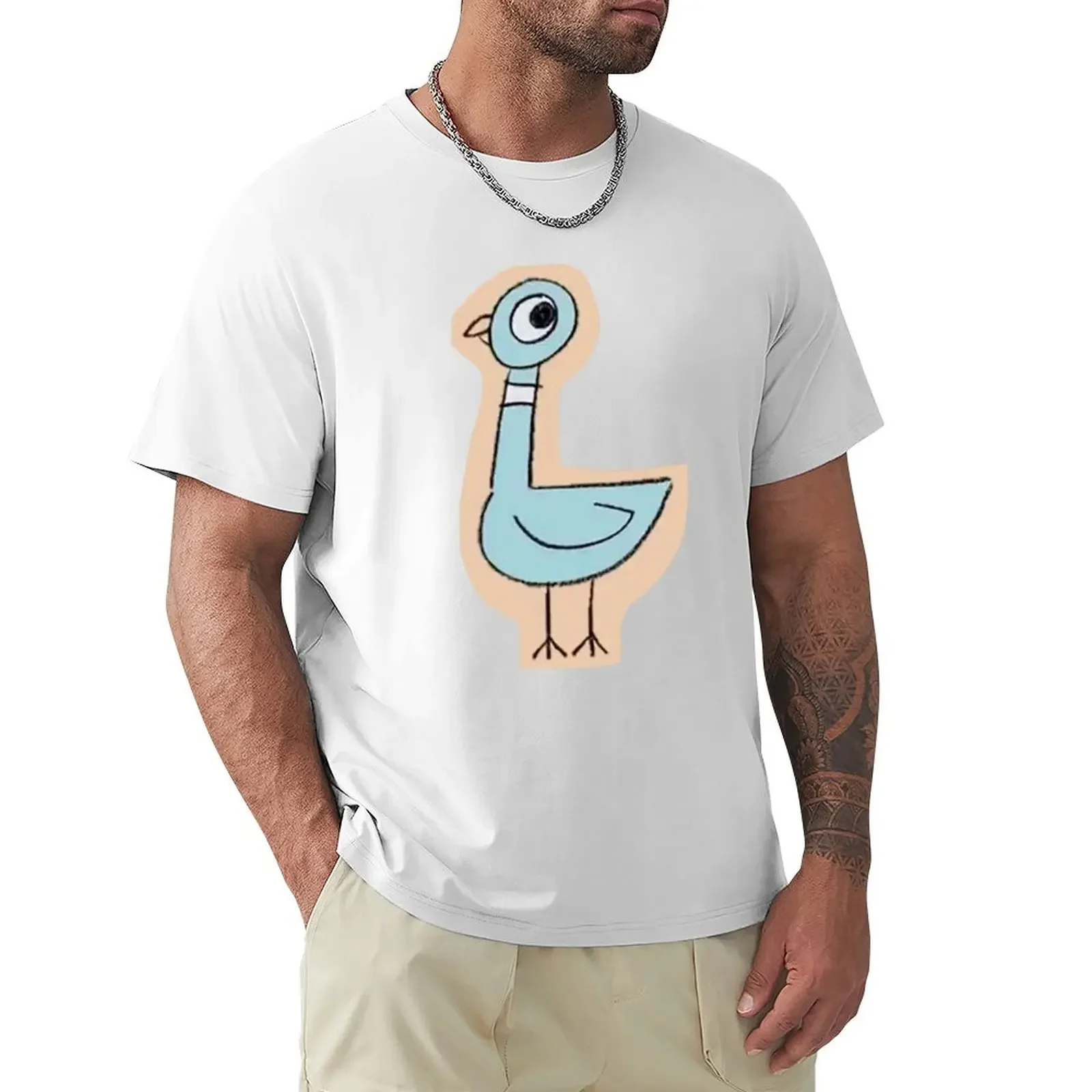Dont Let The Pigeon Drive The Bus T-Shirt Plain Quick Drying Customs Magliette Da Uomo Casual Elegante