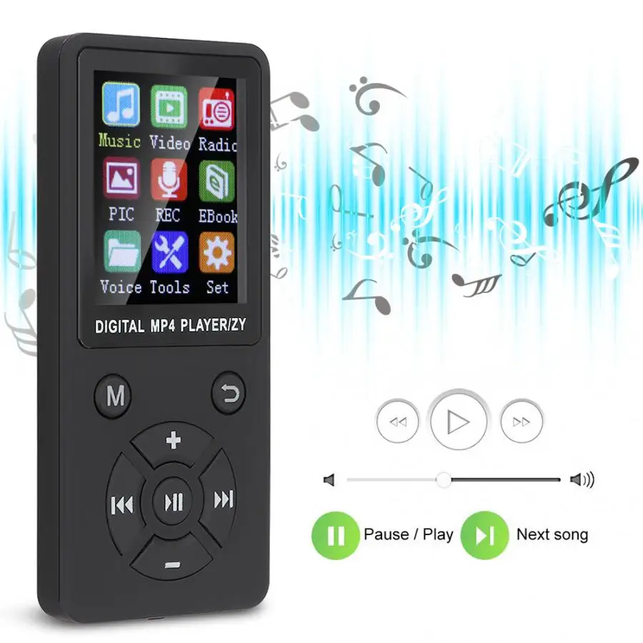 music player T1 Music MP4 Player 8G Support 32G Memory Card Eight-Diagram Tactics Buttons reproductor de musica