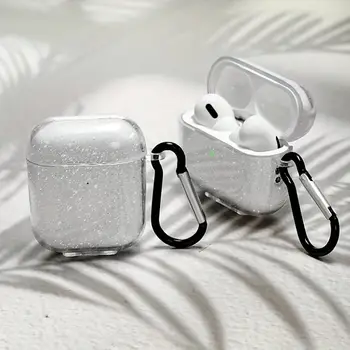 Glitter Transparent Case For AirPods Pro 3/Pro 2/ Pro Earphone Protection Case For Airpods 1or2/3/4 Wireless Earbuds Case Cover