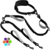 1 Pc Explosion-Proof Short Elastic Buffer Pet Leash One-Hand Drag Two-Walking Rope Running Dog Accessories for Small Large Dogs 3