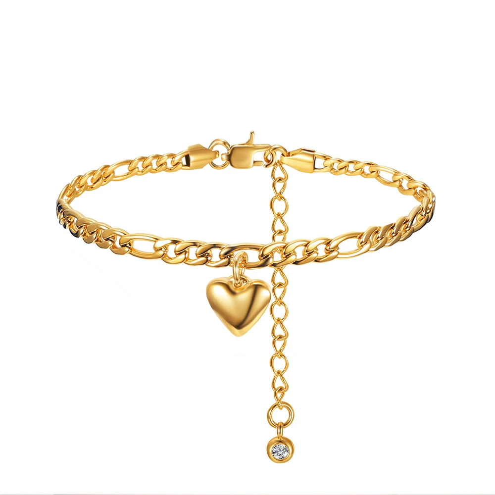 Tobilleras de acero inoxidable para pulseras tobillo de eslabones de Color dorado, cadena de pierna para mujer, joyería para pies de playa 2022|Tobilleras| - AliExpress