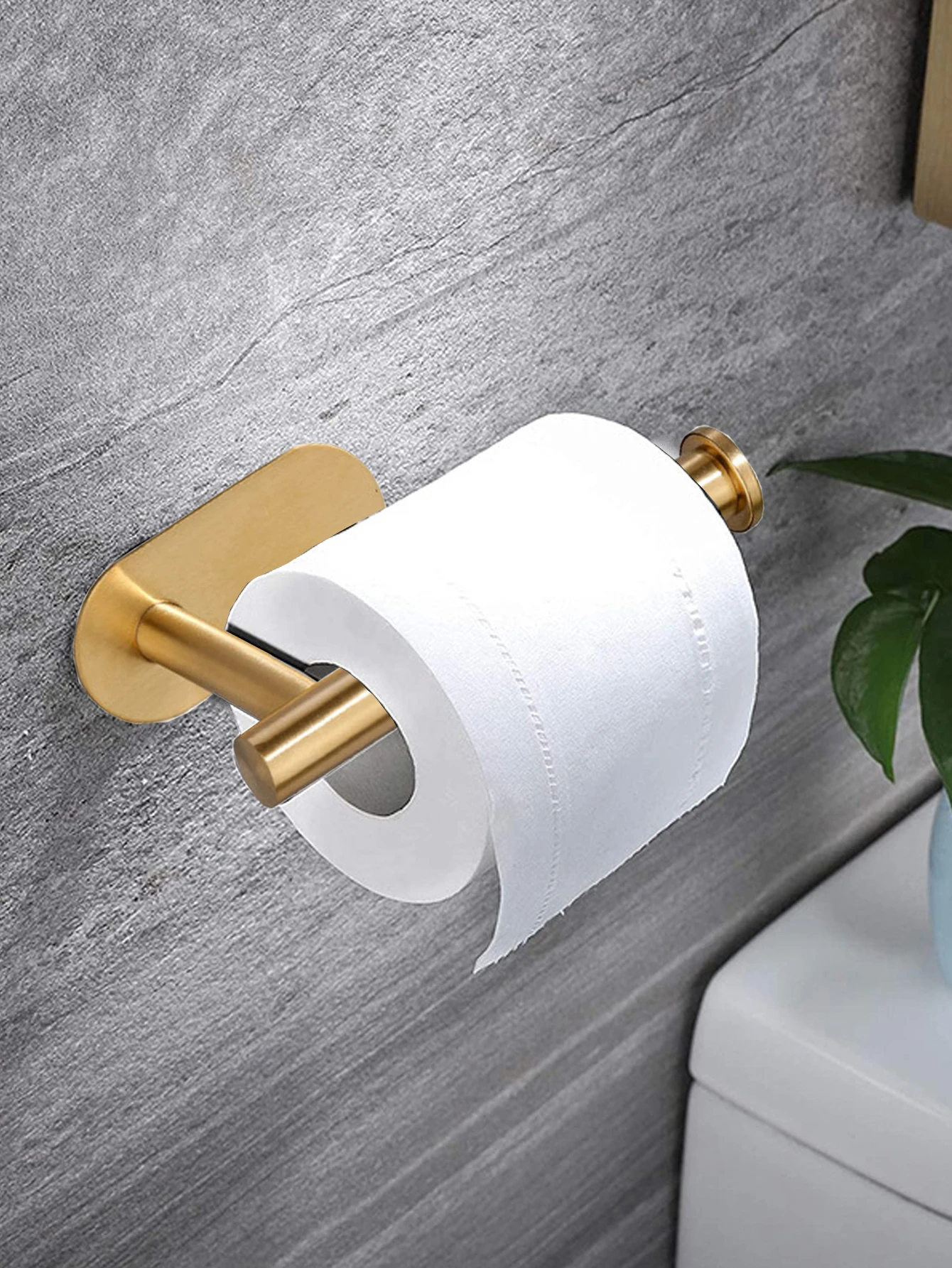 1 ~ 2 Stück Toiletten papier regal Bad Papier handtuch halter selbst klebender saugfähiger Papiersp ender WC Küchen hardware Aufbewahrung zubehör – Detail 6