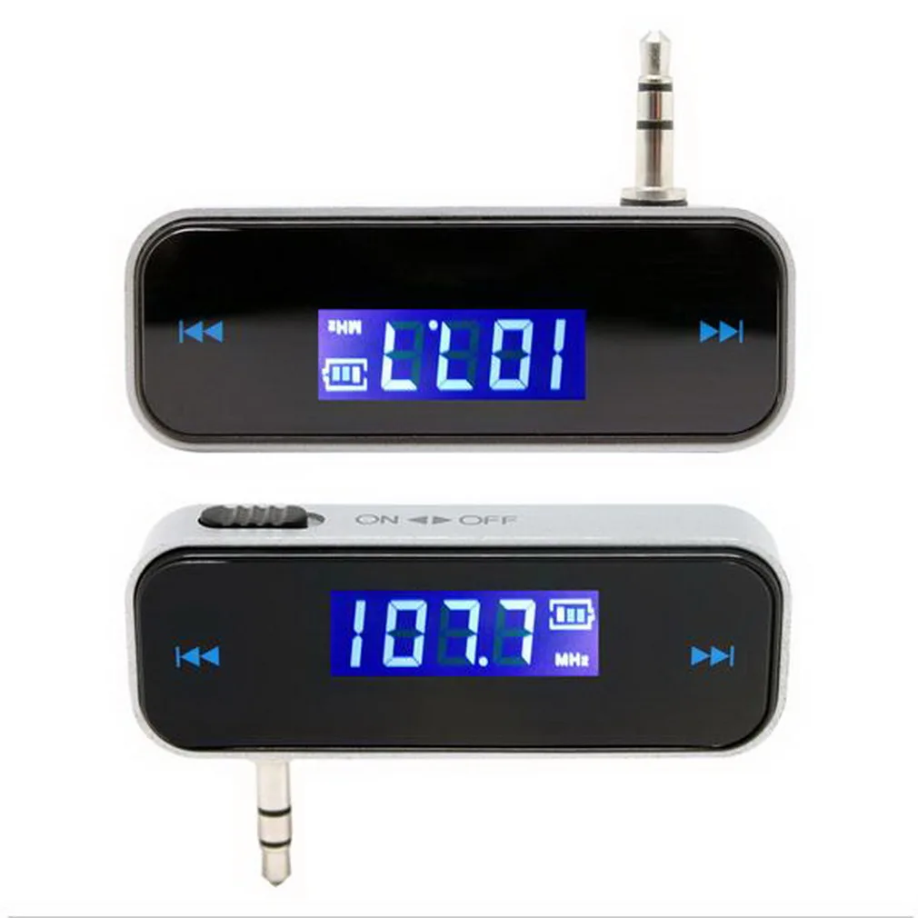 Wireless Handsfree Car Kit with 3.5mm FM Transmitter & LCD Display