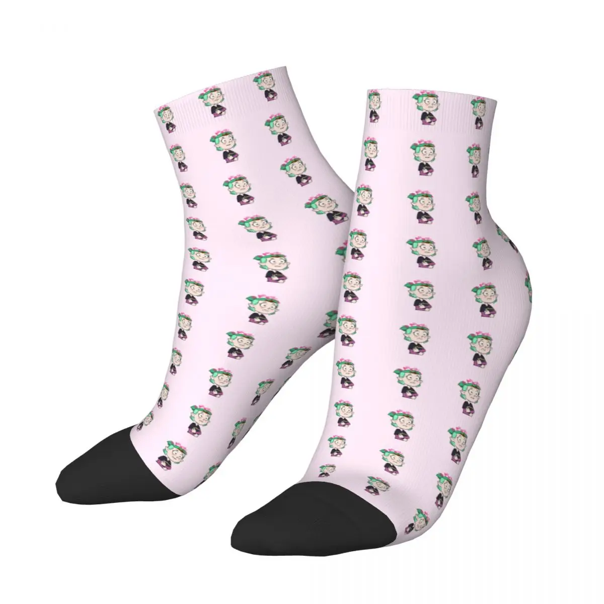 

Amity Blight Blushing The Owl House Anime Kawaii Socks Shopping Cartoon Pattern Socks