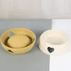 Supplies Dog Bowls and Rice Bowls Plastic Heart-shaped  Bowls Pet Bowls and Cat Food Bowls Wholesale 3