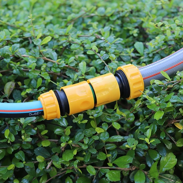 6 db Abs Kert Gyors Tömlőcsatlakozó 1/2 ”Vége Kettős Hím Ízületi Adapter A Tömlőcső Csőcső Vízpisztoly Permetező Fúvóka - Image 5
