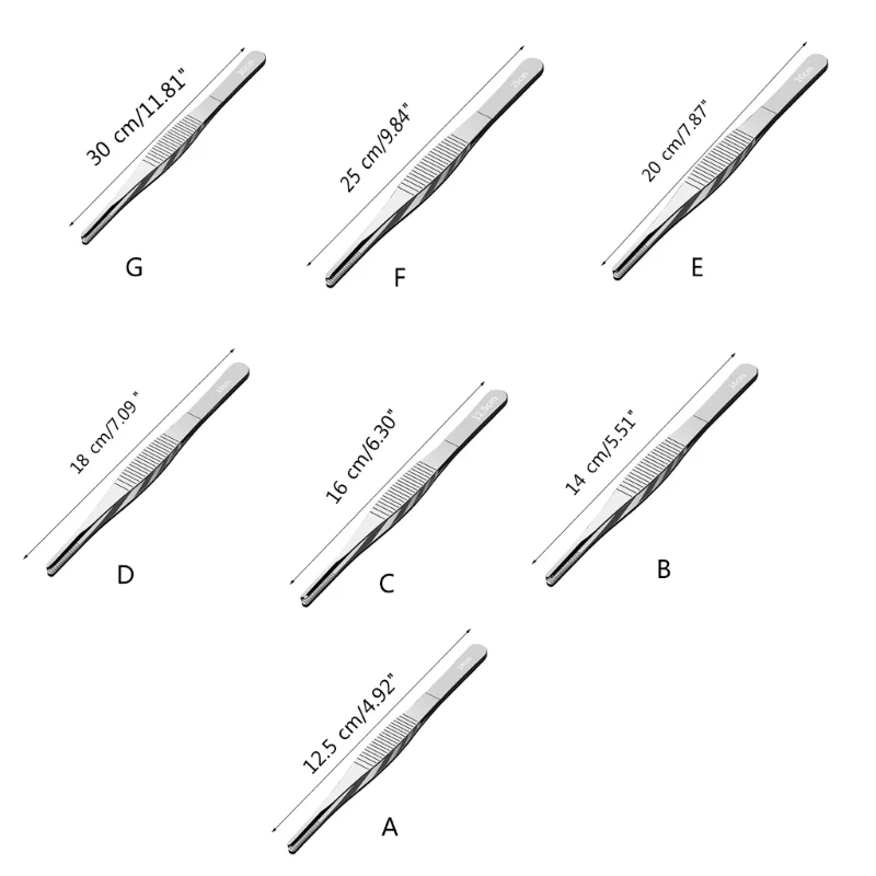 Precision Tweezers Stainless Steel Straight Tweezers for Electronics Laboratory Work Jewelry Making Craft Soldering 87HA precision tweezers tweezer tool soldering tweezers