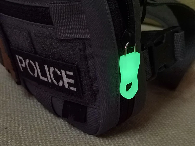 Luminous Detachable Pull-tab Zipper Head Accessories Pull-down Backpack Jacket Universal Zipper Head Buckle