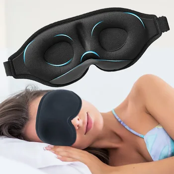 3D Blackout Sleep Mask 1