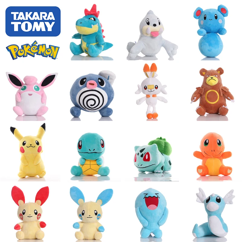 Anime  봉제 인형   인형 인형 Charmander Squirtle Bulbasaur Charizard Blastoise Snorlax 어린이 날 선물