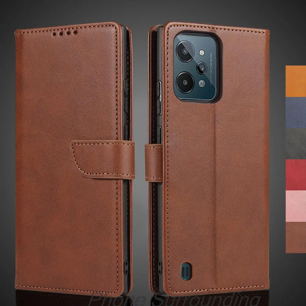 Elegant Leather Wallet Flip Cover - Premium Protective Case