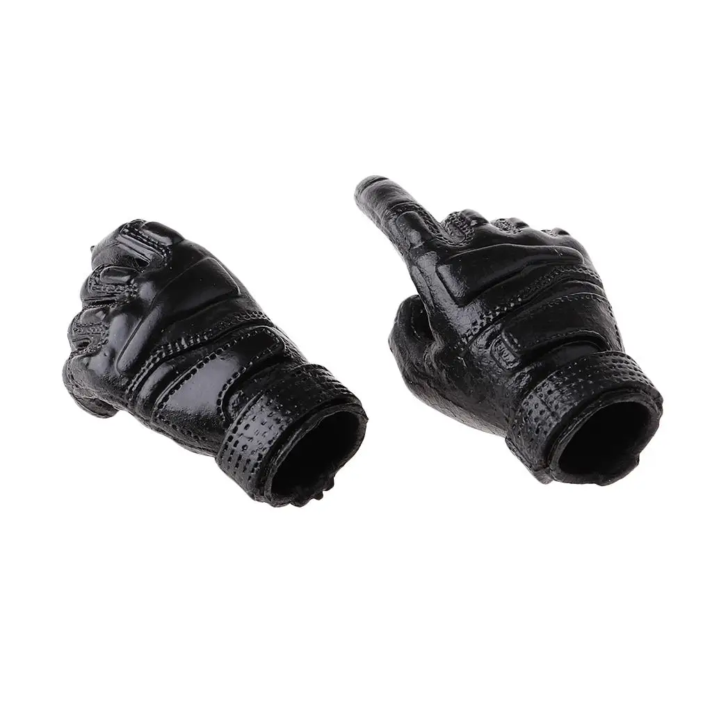 

Мужские черные перчатки в масштабе 1/6 стрелки для мужчин с диагональю 12 дюймов