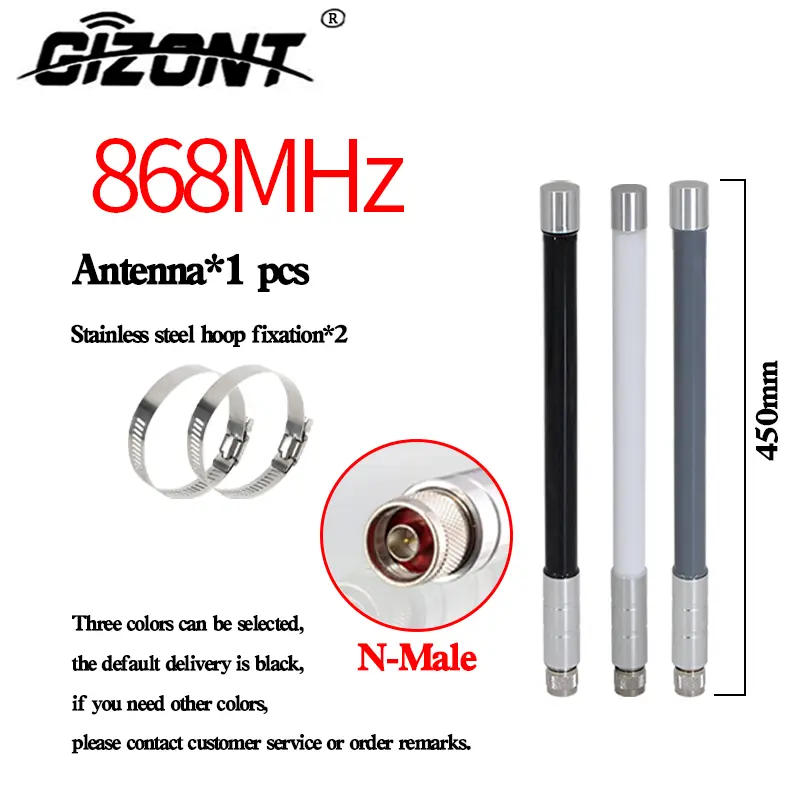 868MHz Fiberglass Antenna Outdoor OMNI Antenna 868 MHz Helium Bobcat Miner  Hotspot Antennas for Meshtastic Lorawan Long Range N - Image 8