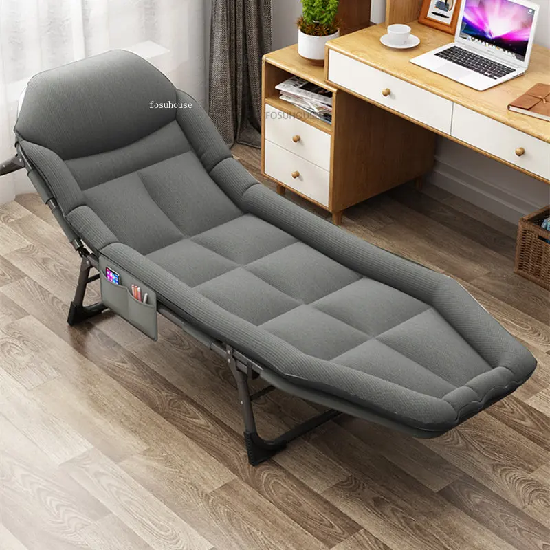 CAMAS PLEGABLES modernas de acero inoxidable, muebles para el hogar, cama  plegable ligera de lujo, portátil, sencilla y cómoda para dormitorio -  AliExpress