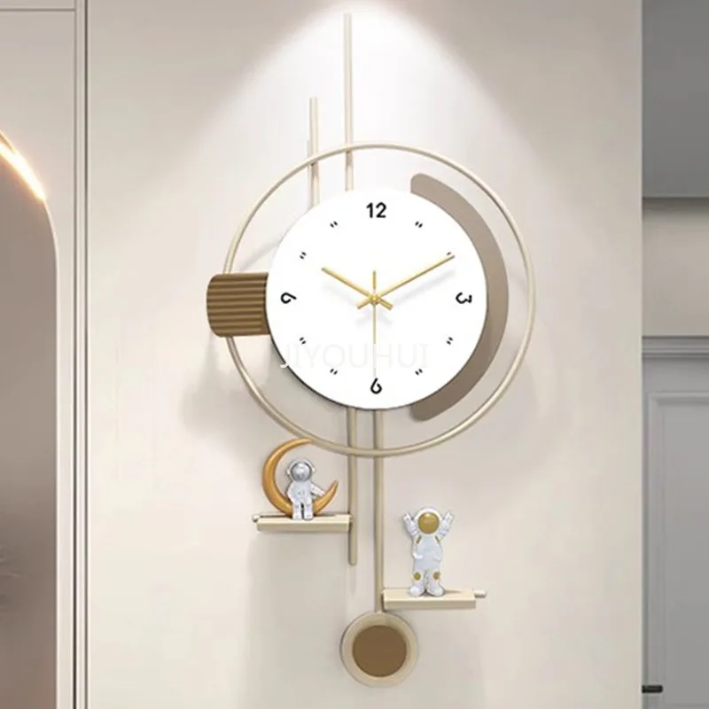 

Free Shipping Silent Wall Clock Modern Design Luxury Digital Golden Wall Clock Large Decorative Reloj Pared Home Decor Hanging