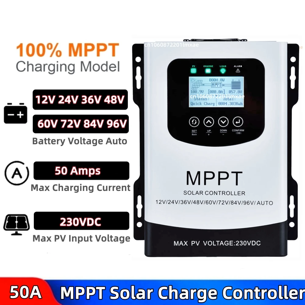 30A-40A-50A-MPPT-Solar-Charge-Controller-230VDC-Solar-Panel-Regulator ...