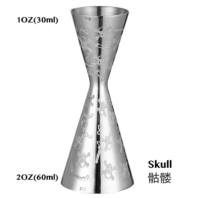 Japanese-Style Double Cocktail Jigger - Precision Bar Measuring Tool