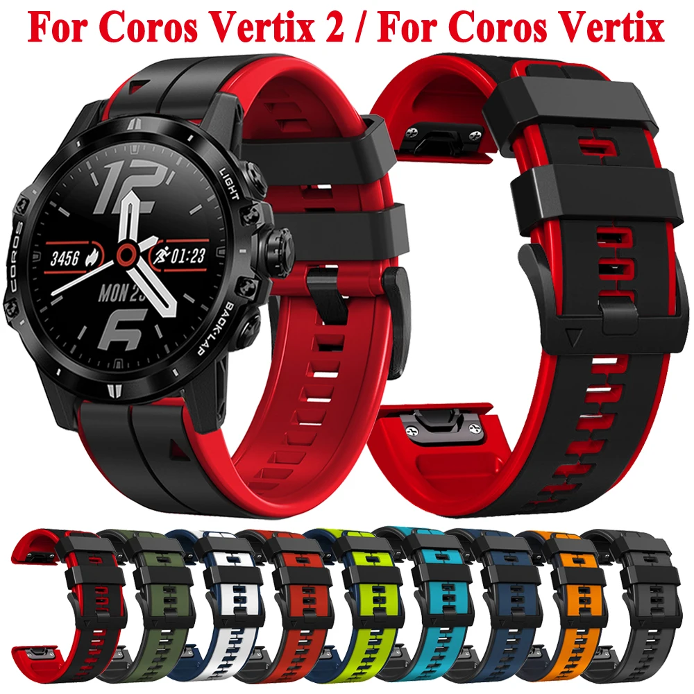 

Ремешок для часов Coros Vertix 2 VERTIX2, браслет для Garmin Fenix 7X 7 Pro 6X 6 Pro 5 5X Plus, 22 мм 26 мм