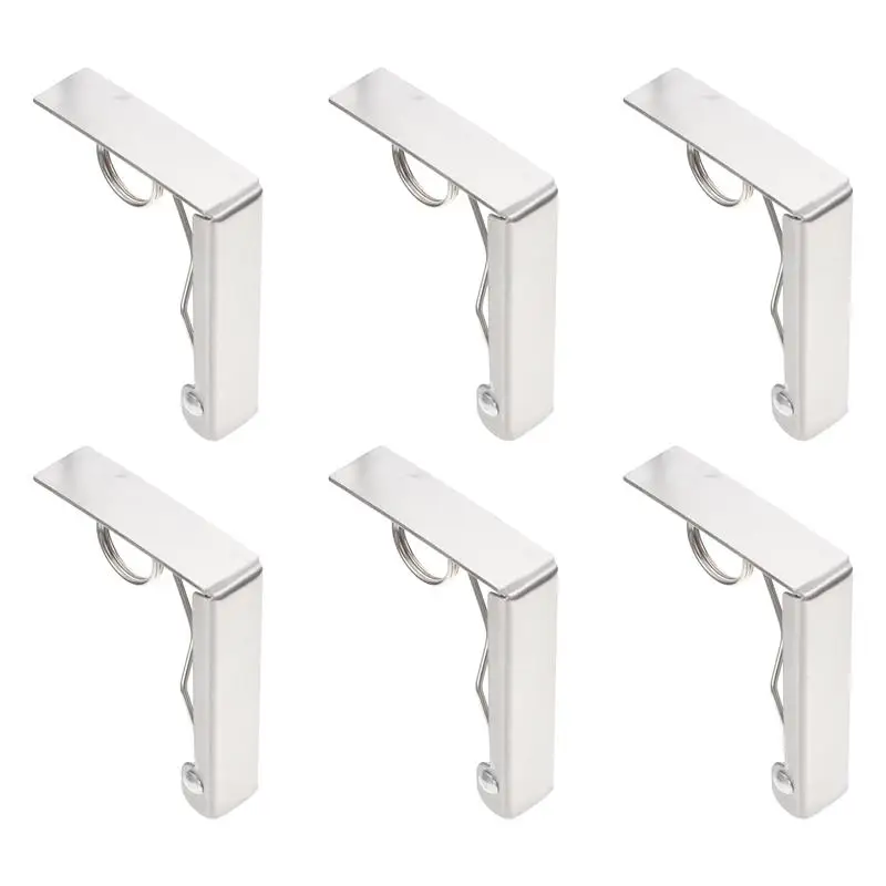 Table Clips for Tablecloth Cover Picnic Outdoor Holder Skirt Cloth Holders Weights Camping Tablecloths Metal Weight Anti table cloth clips