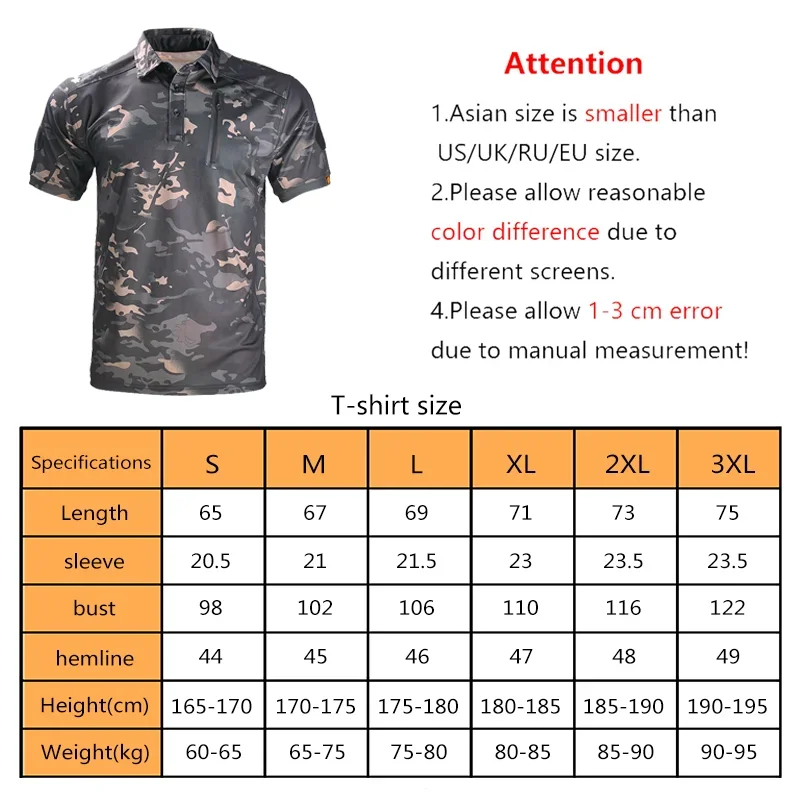 HAN WILD Combat T-Shirts Tactical Shirts Summer Outdoor Camo Shirt Men Camping Shirt Quick Dry Airsoft Hunt Clothes