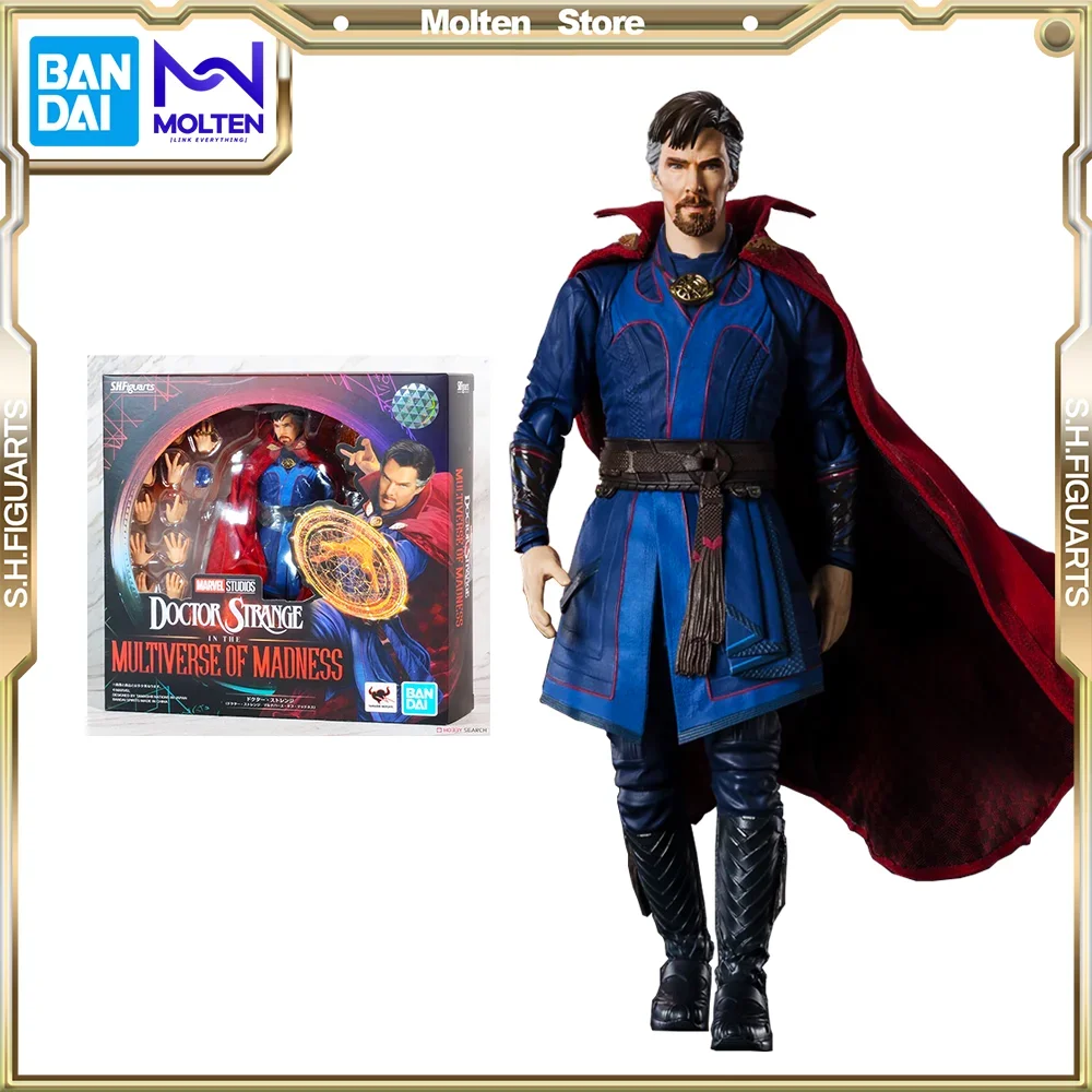 Bandai Original S.H. Figuards Doctor Strange In The Multitverse Of Madness Doctor Strange Action Anime Figure Model Kit Completato