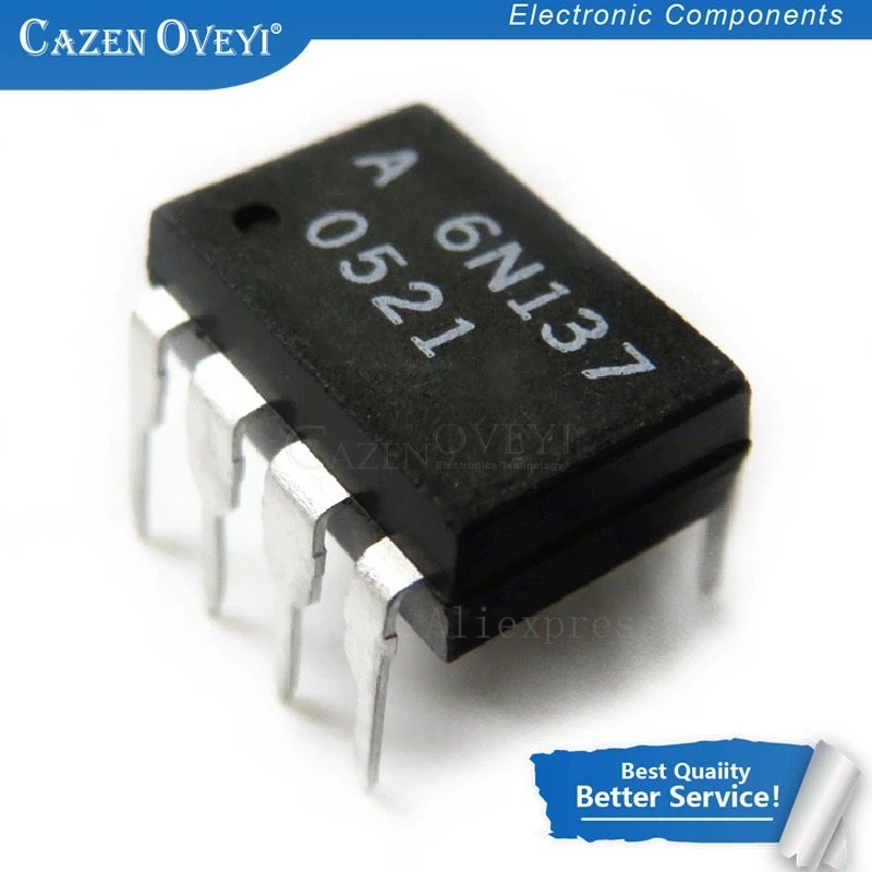 10 teile/los 6N137 DIP8 DIP DIP-8 neue und original IC Auf Lager