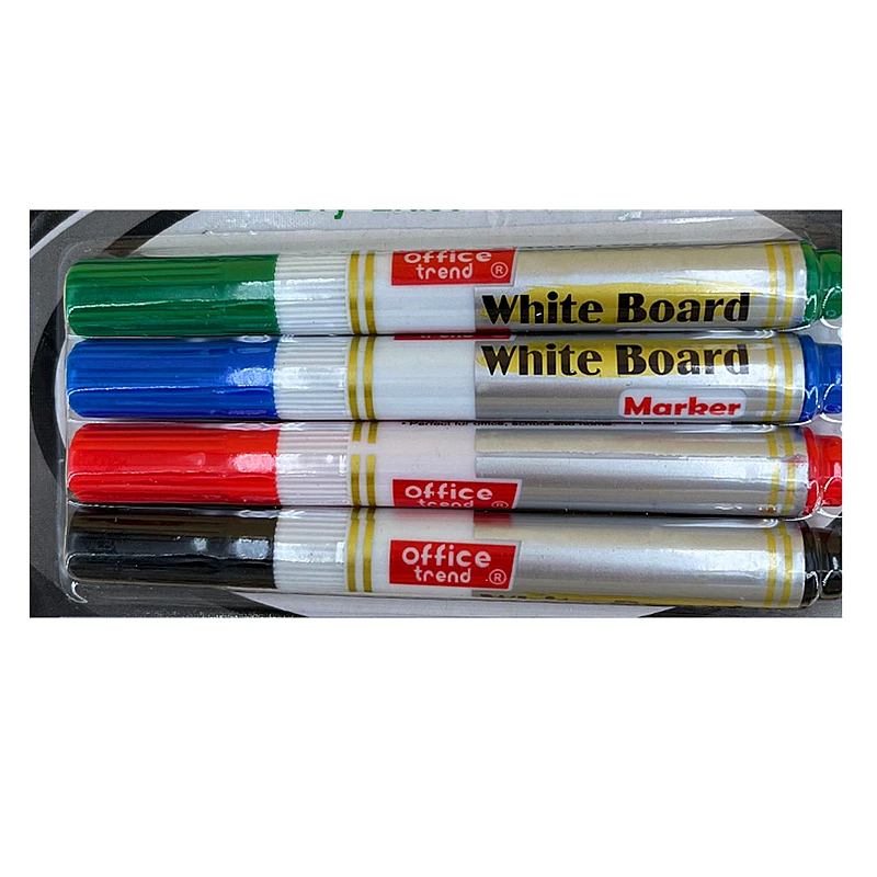 교사를위한 6pcs 다채로운 화이트 보드 마커 펜 사무용 문구 빠른 건조 지우기 화이트 보드 마커 교실 용품
