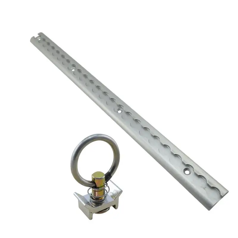 Tie Down System L Track Tie-Down System Aluminum Delivery Tie-Down Rail For Enclosed Trailer L-track Cargo Fixing For Trarvel Transfer