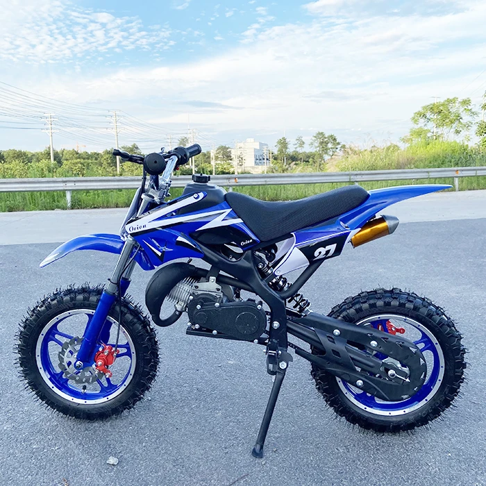 Double Spring Engine Front Inverted Shock Absorber Electric Start Big Tire 49CC Mini Two-Stroke Gas Scooters